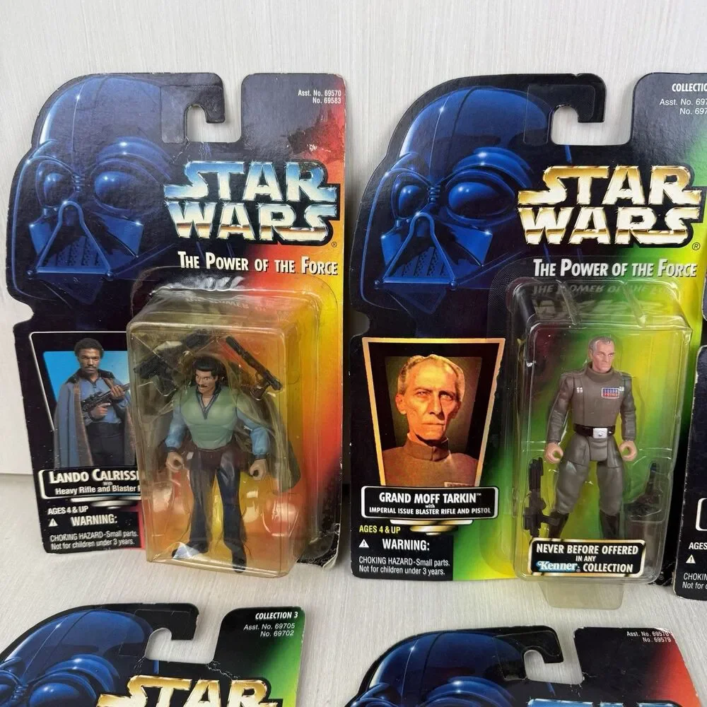 Star Wars Power Of The Force Jedi Action Figures Lot Yoda Ponda Leia Ackbar Moff